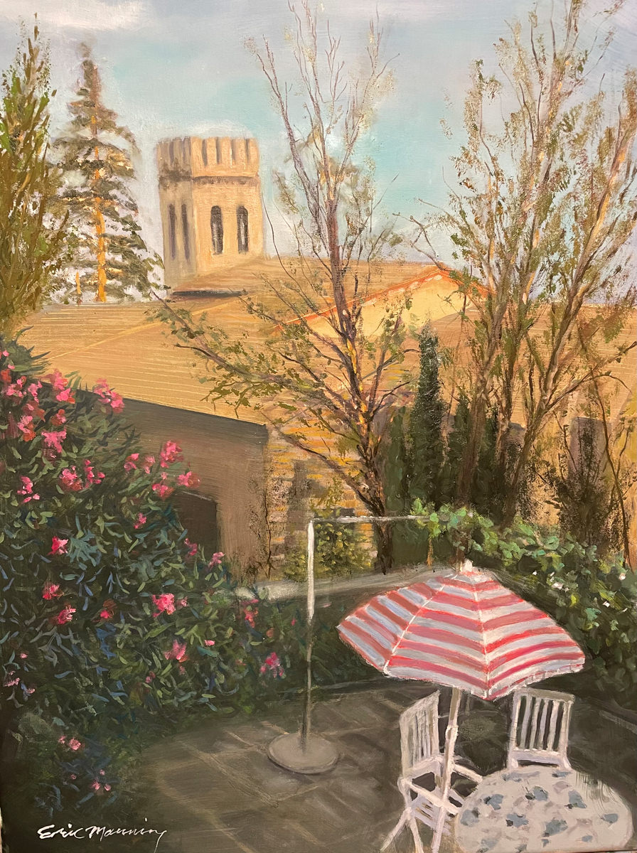 Patio at the End of the Day